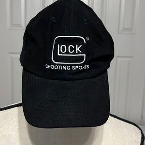 Glock black gun shooting sports cap hat